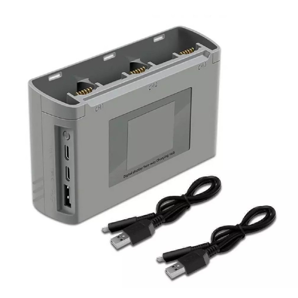 Digital Display Charging Hub F - đánh giá và giá Dji Drone Air 3