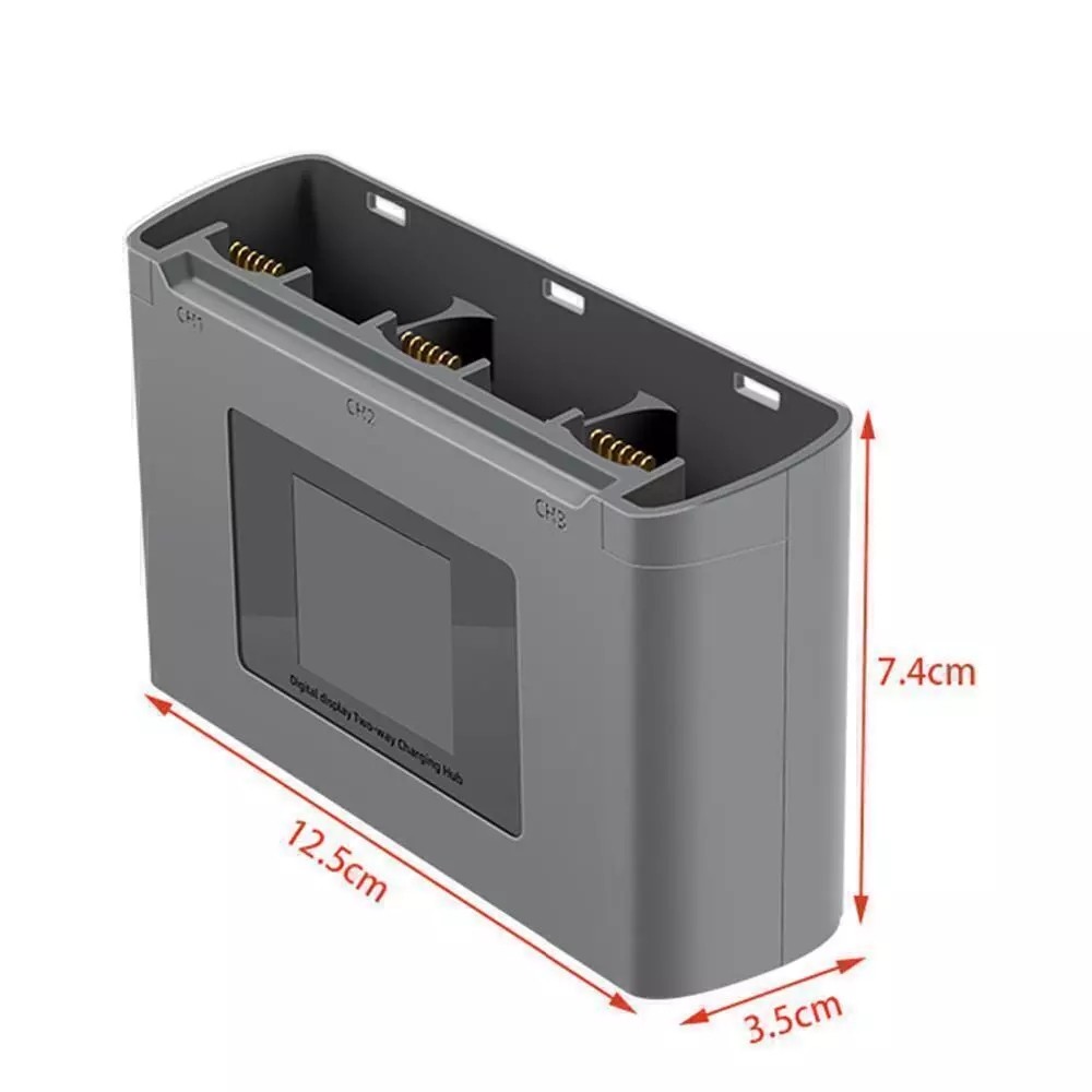 Digital Display Charging Hub F - đánh giá và giá Dji Drone Air 3