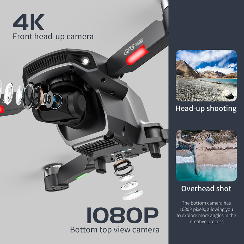 L106 Pro 3 Drone 5G WIFI FPV F - đánh giá và giá Drone Gimbal Brushless